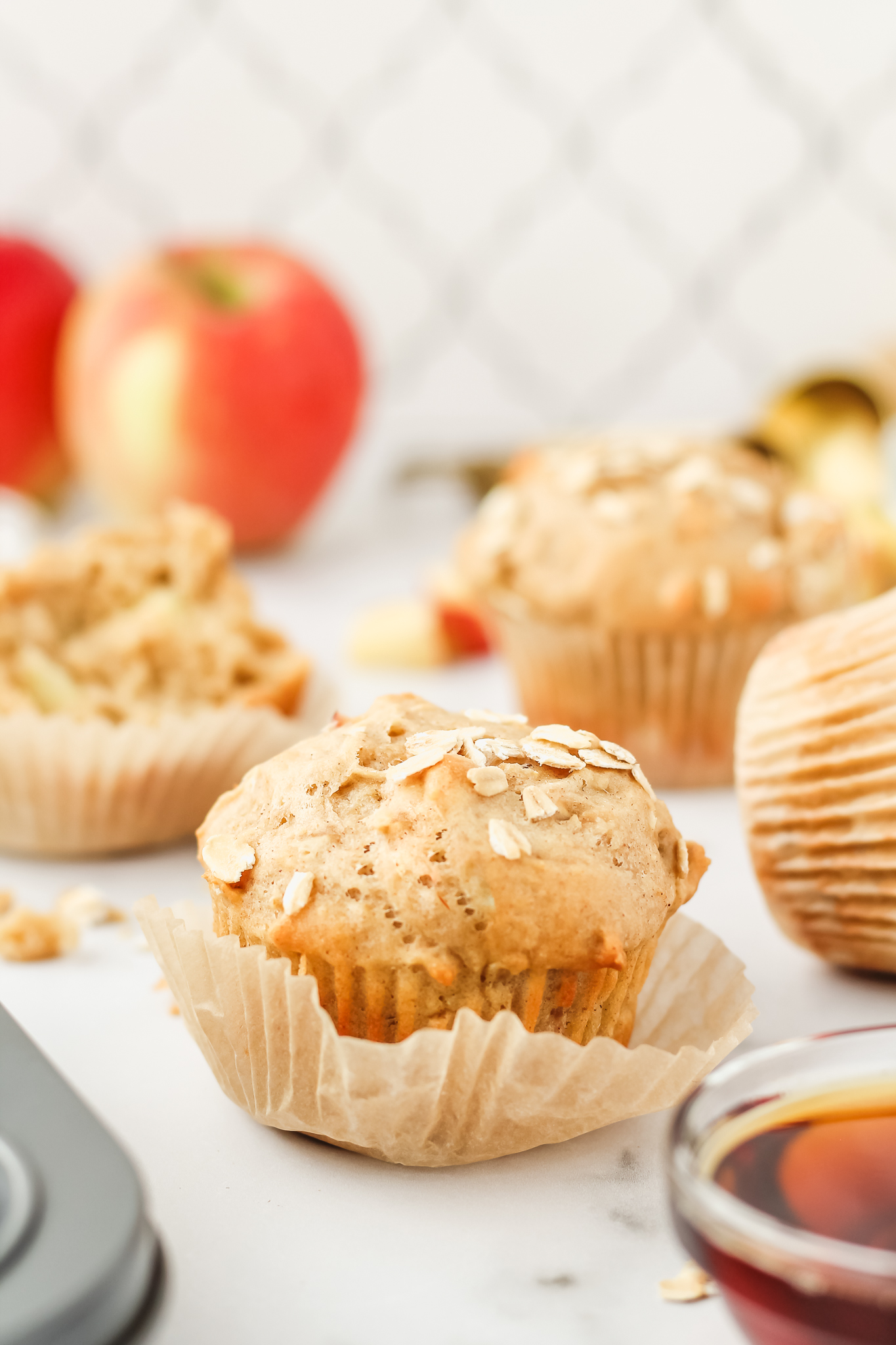 apple cinnamon oatmeal muffins 